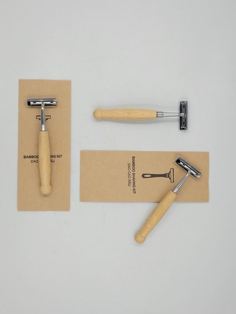 Bamboo handle razor 13x4cm