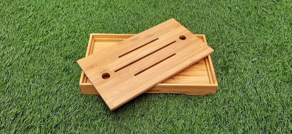 Bamboo tea tray
