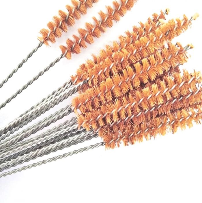Coconut fiber straw cleaning brush