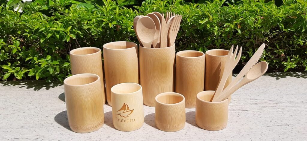 Massive bamboo cup