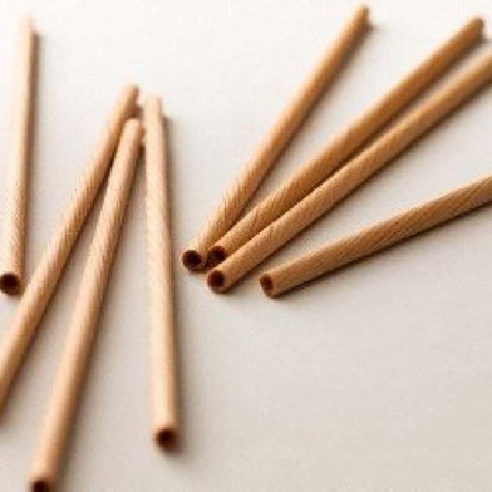 Wooden straw